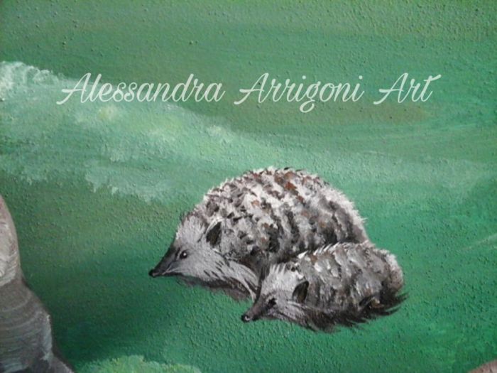 Archisio - Alessandra Arrigoni - Progetto Cameretta bosco stile animato