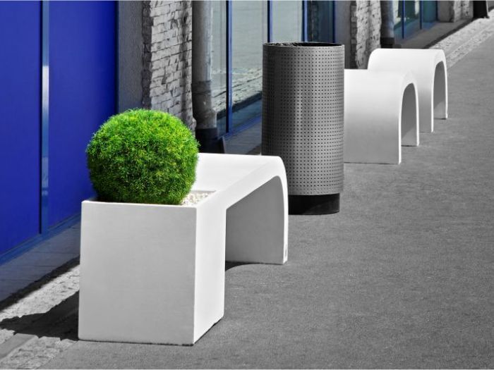 Archisio - D Materials - Progetto Harmony bench-planter