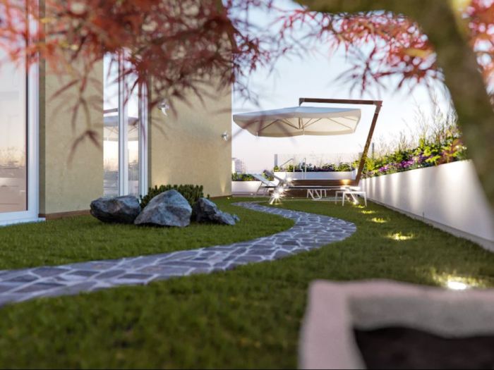 Archisio - Annalisa Carli - Progetto Un attico in stile loft in milano