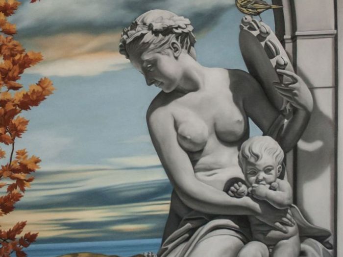 Archisio - Artmande Dimarco Napoletano - Progetto Trompe loeil baccante