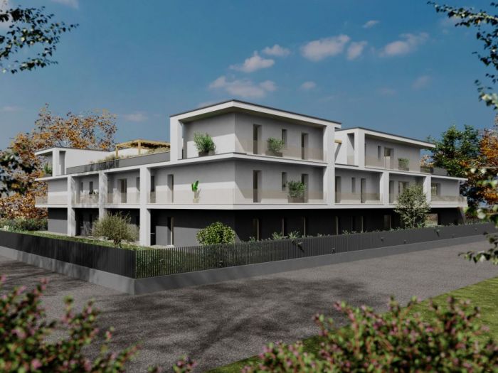 Archisio - Carlo Porcari - Progetto Nuova realizzazione fabbricato condominiale alto livello energetico e sismico