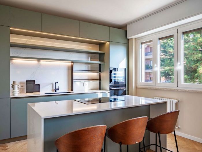 Archisio - Gianluca Chiocca Design - Progetto Ristrutturazione appartamento 120 mq - san siro milano