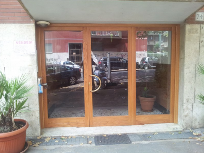 Archisio - Arte Del Legno 86 Snc - Progetto Portone condominiale in via macedonia 74 zona sgiovanni