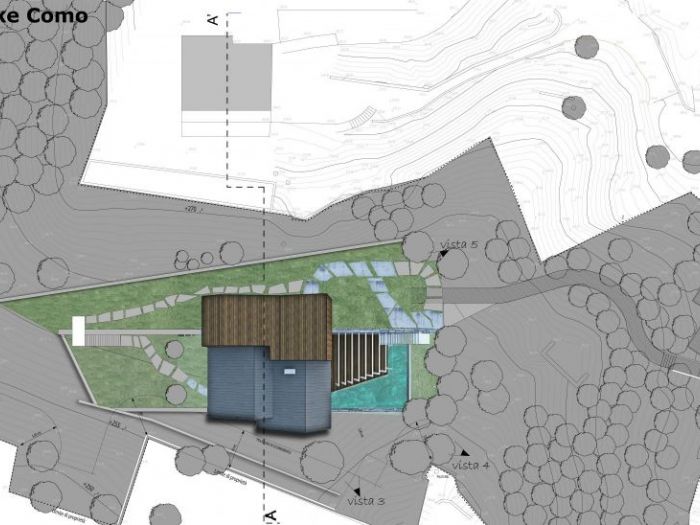 Archisio - Giorgio Patierno - Progetto Villa su lago di como