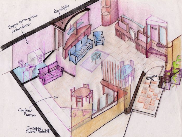 Archisio - Ostuni Giuseppe Pietro - Progetto Progettazione e arredo su misura