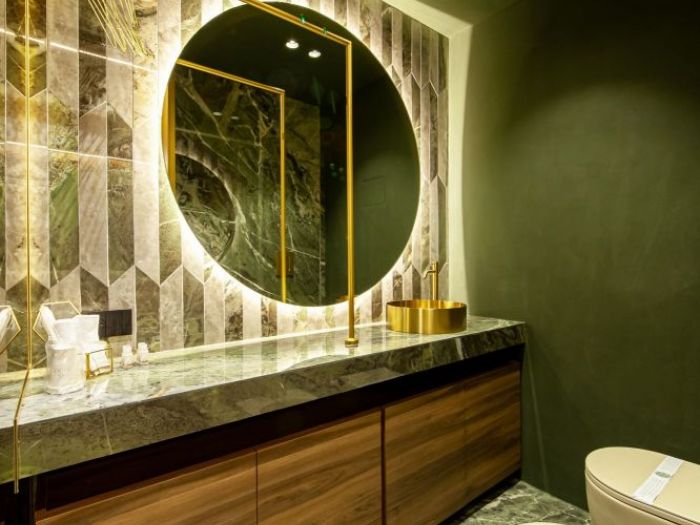 Archisio - Salvatore Sito - Progetto riflessi di marmo e ottone