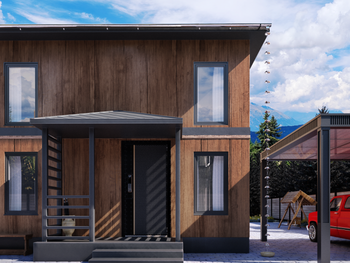 Archisio - Renderista 3d Visualizer - Progetto Casa nelle alpi