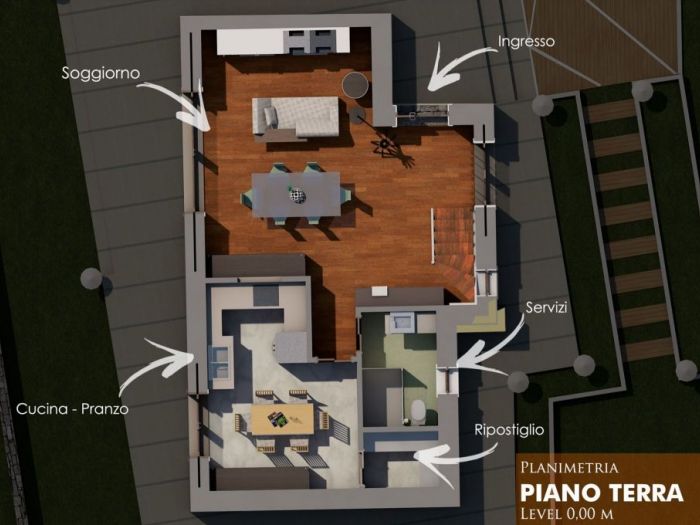 Archisio - Studio Tecnico Darchitettura Arcut - Progetto Progetto architettonico villette