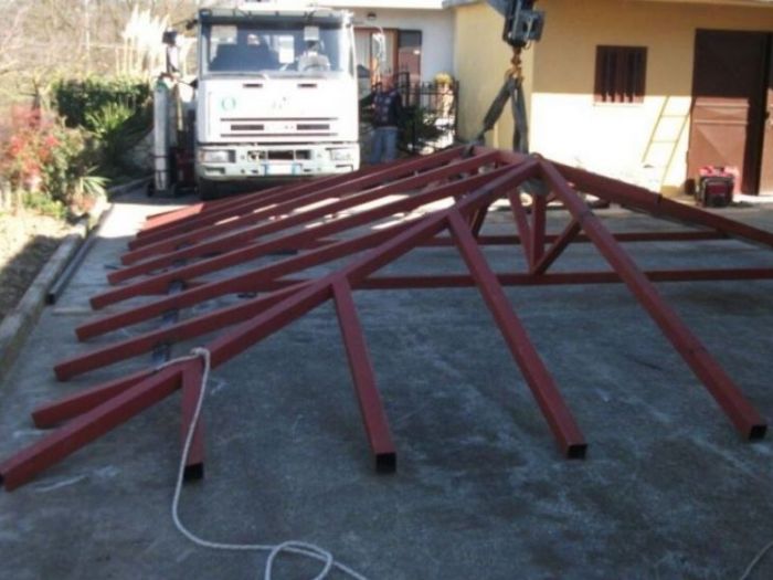 Archisio - Lattoneria Ros - Coperture Grondaie - Progetto Carpenteria metallica