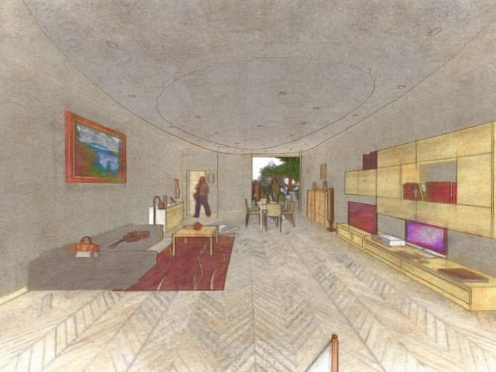 Archisio - Andrea Sorci Natural Living - Progetto Ipotesi di ristrutturazione villa a roma
