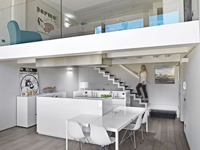 Archisio - Adriano Pecchio - Progetto Loft total white