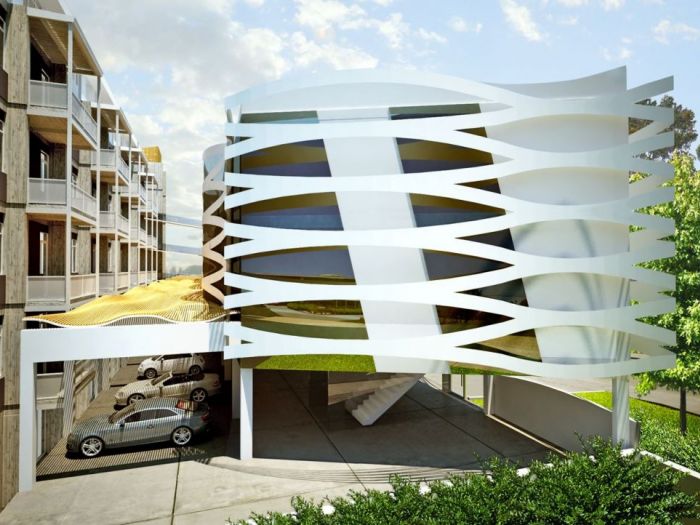 Archisio - Gilles Patrice Arch Todaro - Progetto Two storey building with roof terrace and gym for student accomodation