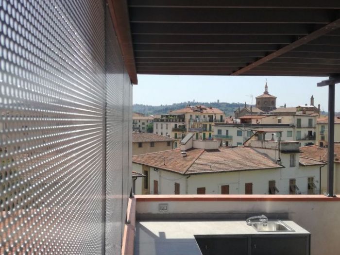 Archisio - Maurizio Moraldi - Progetto Terrazze fiorentine - terraces florentineLa cucina sopra i tetti - the kitchen above the roofs