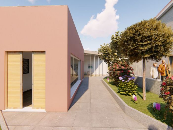 Archisio - Andrea Sorci Natural Living - Progetto Ipotesi progetto di ripristino di un capannone a borghetto flaminio rm per la sede museale della fondazione