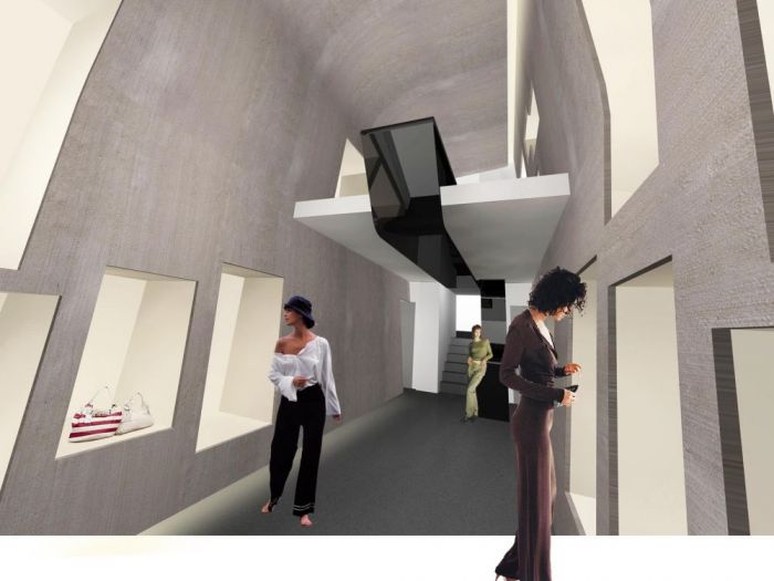 Archisio - Luca Longu - Progetto Interiors negozio abbigliamento abano laziale