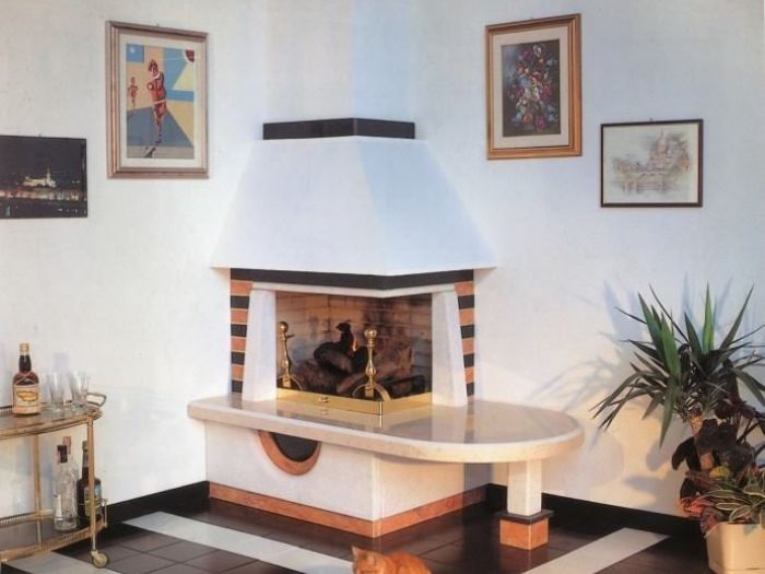 Archisio - Carpenteria Fabbro Alma - Progetto Marmo per camini