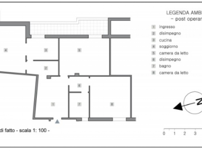 Archisio - Gianluca Ferranti - Progetto Appartamento 100 mq