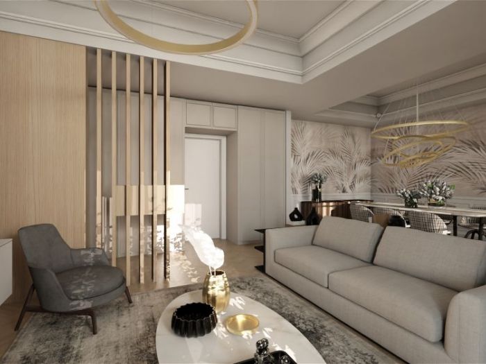 Archisio - Marika Forchia - Progetto Render appartamento milano