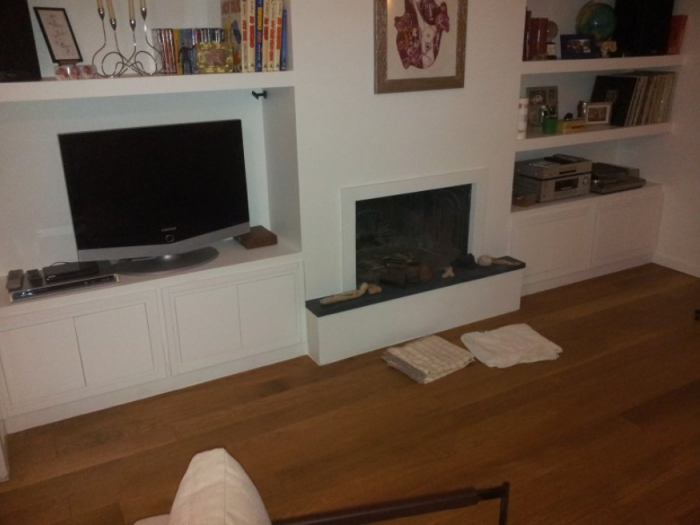 Archisio - Arte Del Legno 86 Snc - Progetto Sportelli laccati bianchi opachi realizzati in listellare