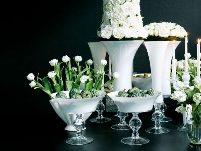 Archisio - Jupiter International srl - Progetto Set arrangement - composizioni floreali