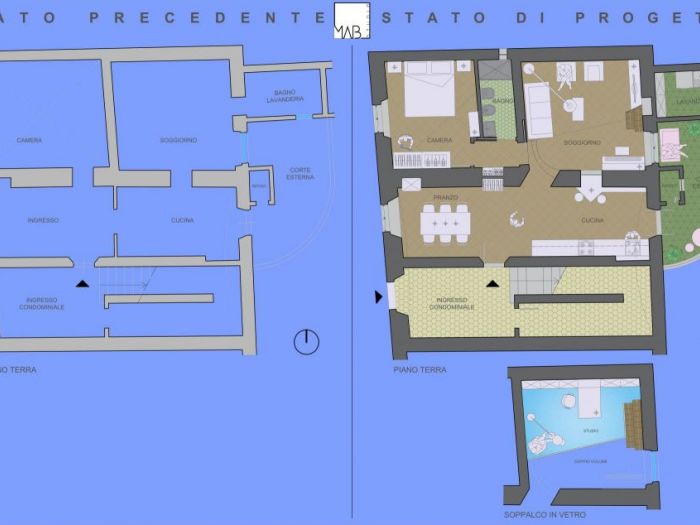 Archisio - Studio Mabmanuele Architetto Bertuccelli - Progetto Appartamento le volte