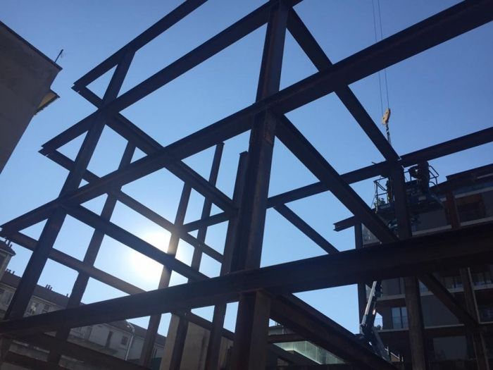 Archisio - Lamuraingegneria Cantiere - Progetto Residenza a parco solari milano