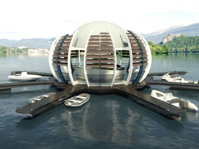 Archisio - Torrisi Procopio Architetti - Progetto Tst 01 floating kiosk marine parks lakes lagoons