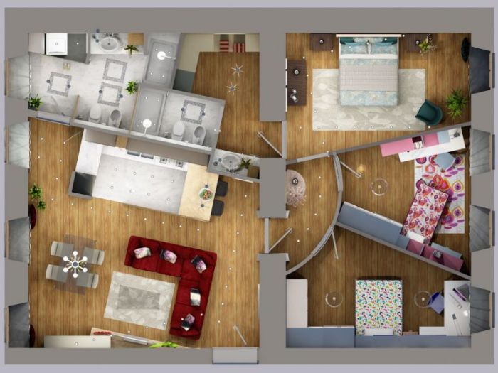 Archisio - Vito De Stefano - Progetto Appartamento 120 mq Roma