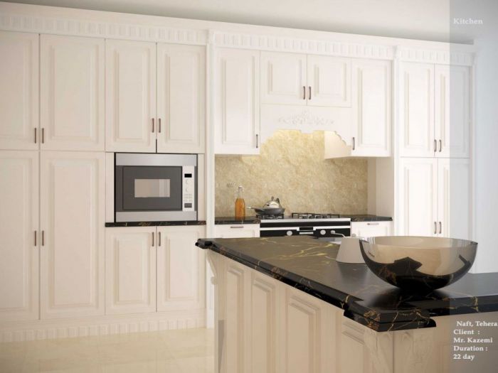 Archisio - Rosa Nozari - Progetto Kitchen cabinet design - 3d-modeling and rendering