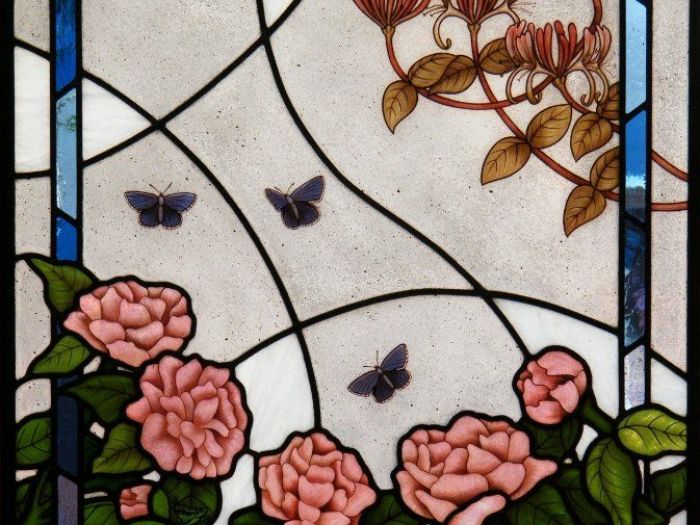 Archisio - Iko Studio - Progetto Vetrata a piobo per porta