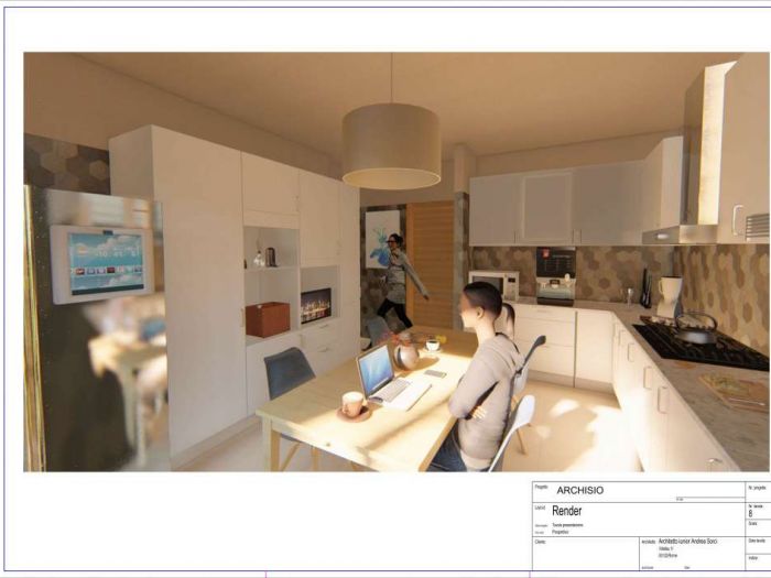 Archisio - Andrea Sorci Natural Living - Progetto Progetto di arredo cucina to