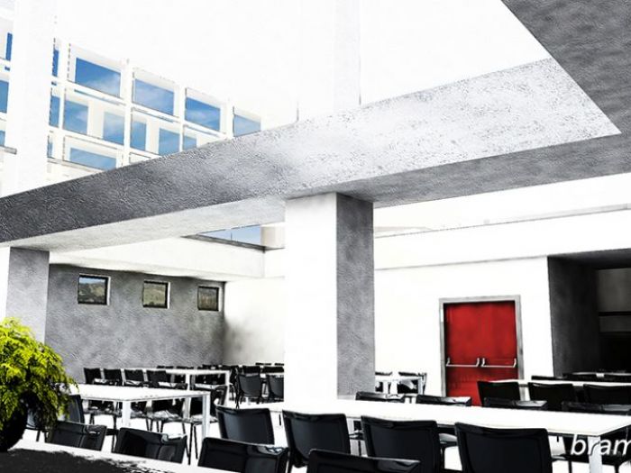 Archisio - Matteo Amela - Progetto Marxer tech officeprogetto per ristrutturazione di palazzina uffici e mensa