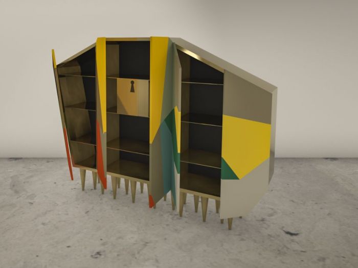 Archisio - Arsenale Salvatore Balice - Progetto Mobile contenitore con cassetto interno