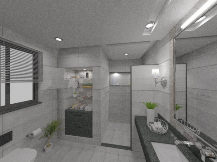 Archisio - Tecnocad Service - Progetto Rendering di bagno