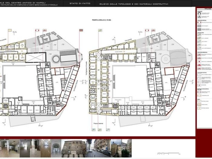 Archisio - Alessandra Pascarella - Progetto Restauro dellex complesso di santa maria egiziaca a forcella