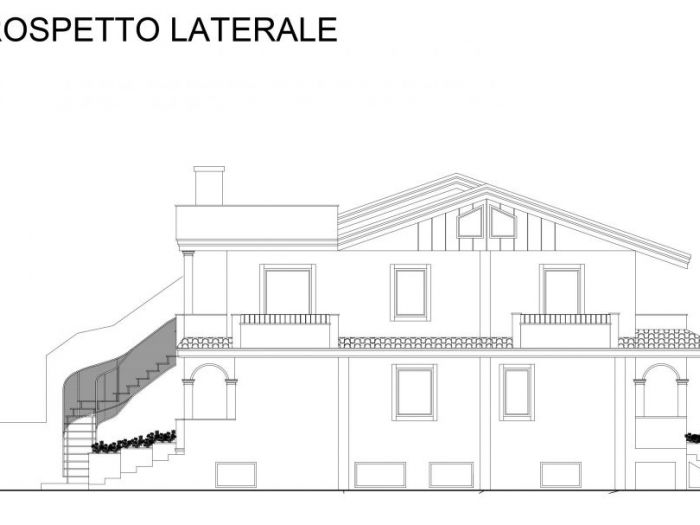 Archisio - Claudia Porcu - Progetto Villa progettazione scala estena