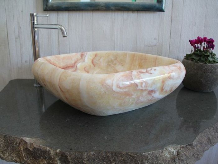 Archisio - Ti Arrediamo - Progetto Lavello in marmo onice