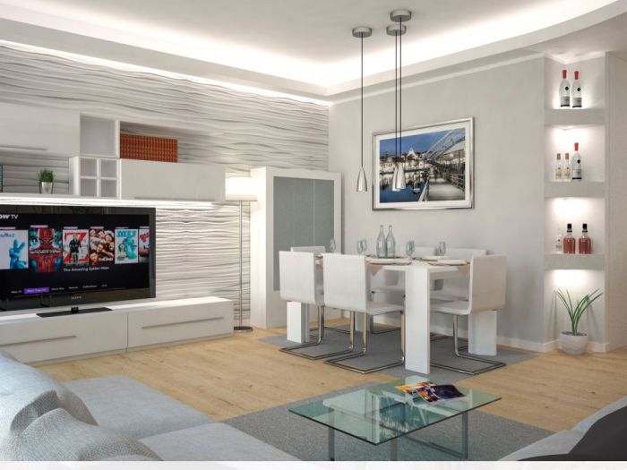 Archisio - Mc Rendering Solution - Progetto il design e la modernit incontrano il centro citt