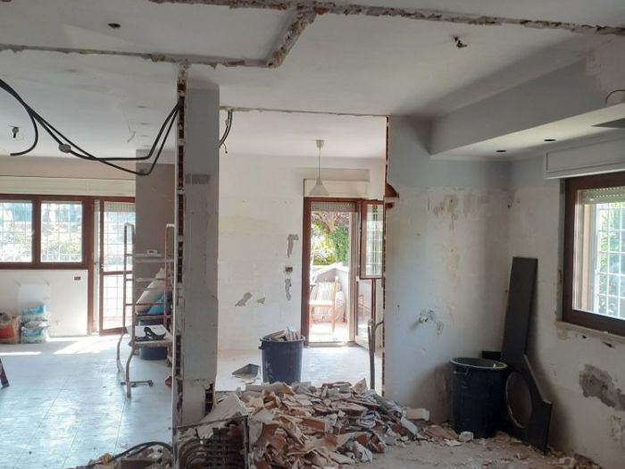 Archisio - Mani Srl Ristrutturazini - Progetto Living roma zona madonnetta