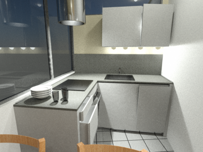 Archisio - Riccardo Alessandroni - Progetto Piccole cucine dalle grandi soddisfazioni