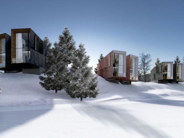 Archisio - Bicuadro - Progetto Nest powder mountain lot 9 salt lake city