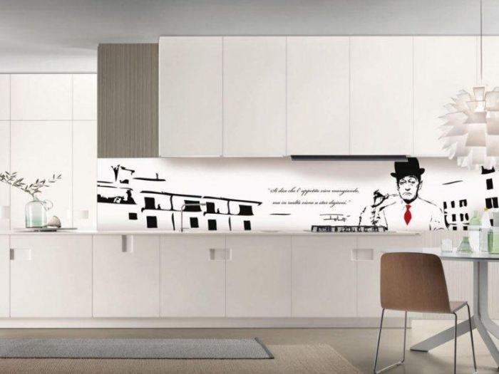 Archisio - Citti Serramenti Infissi Cristalli - Progetto Schienali per cucine in vetro