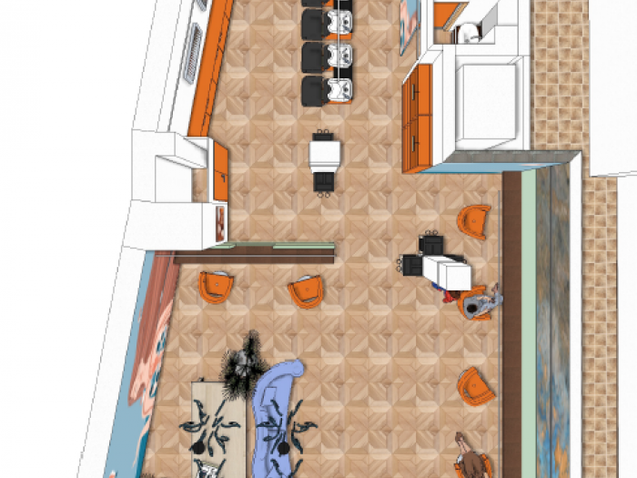 Archisio - Antonella Liguori Architetto - Progetto A funny hair dresser salom