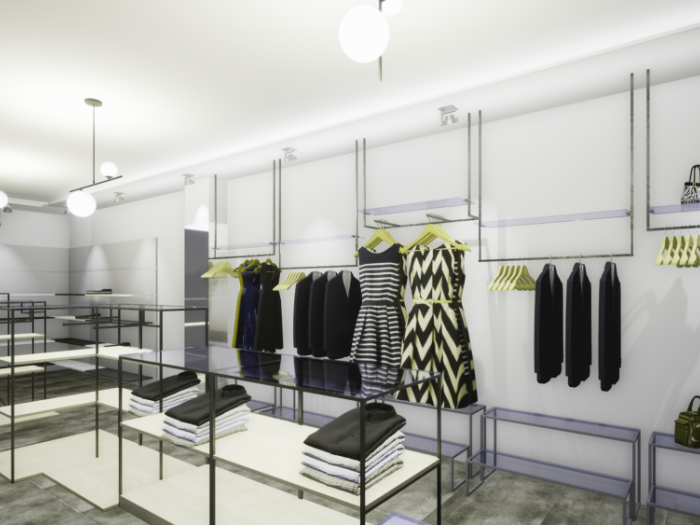 Archisio - Ostuni Giuseppe Pietro - Progetto Arredo abbigliamento