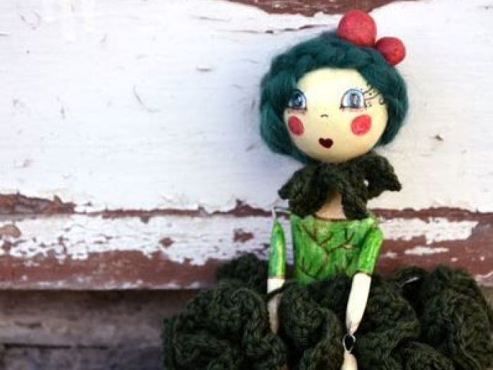 Archisio - Pupillae Art Dolls - Progetto Paper clay dolls ivy