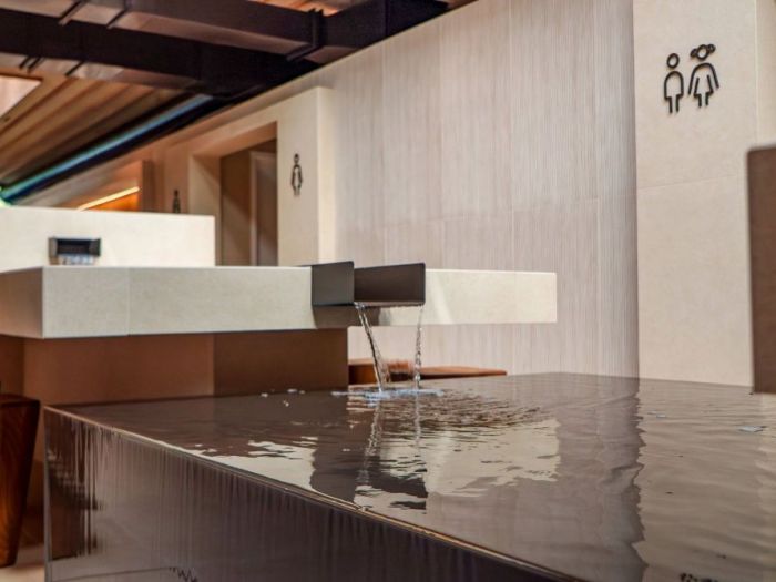 Archisio - Forme Dacqua - Progetto Fontana a sfioro camping marina di venezia