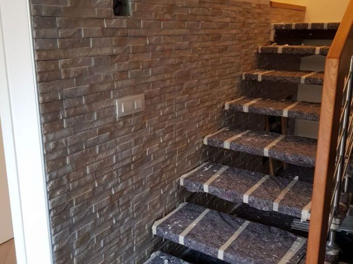 Archisio - Stil Pitture Di Gorgoglione Salvatore - Progetto Rivestimento parete scala in pietra