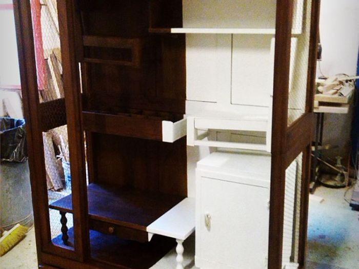 Archisio - Bottega 256 - Progetto Armadio porta bottiglie