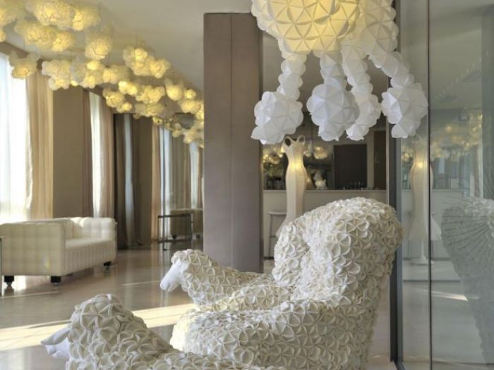 Archisio - Illuminazione Chary - Progetto Maison moschino - milano