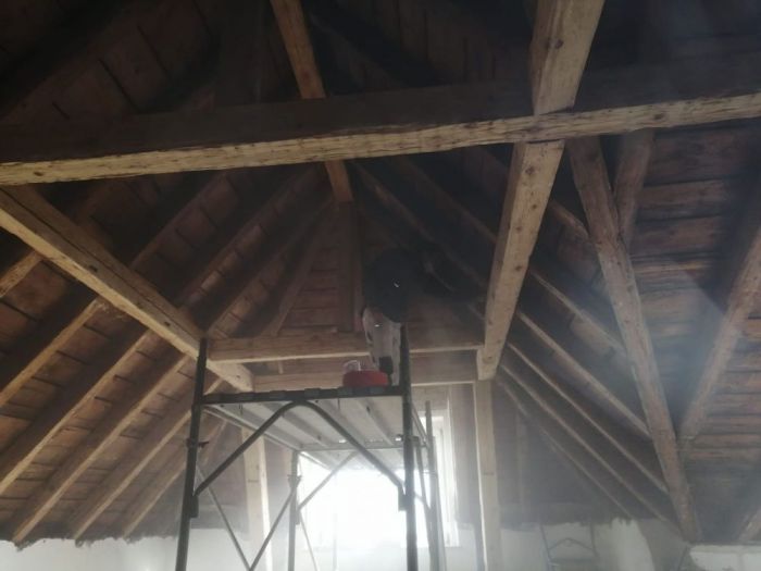 Archisio - Ammirati srl - Progetto Sabbiatura soffitti